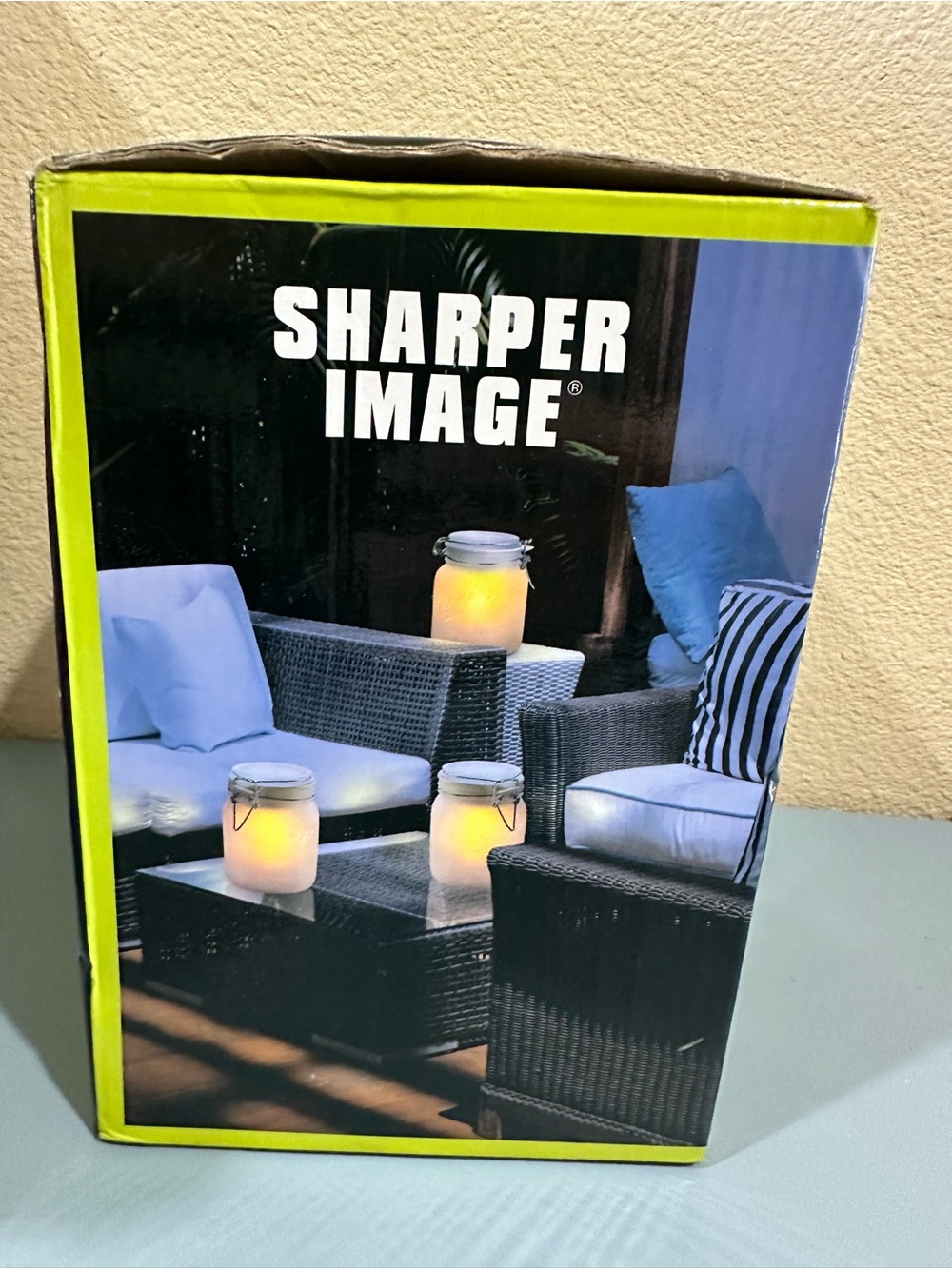 Sharper Image Solar Powered Glass Mason Jar - Picture 2 of 4